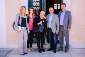 Βασίλης Καθαροσπόρης: Επίσκεψη στα Δικαστήρια Χαλκίδας