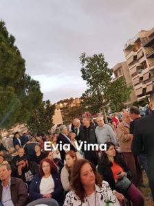 Πλήθος κόσμου στην ομιλία του Βασίλη Καθαροσπόρη – ΦΩΤΟ