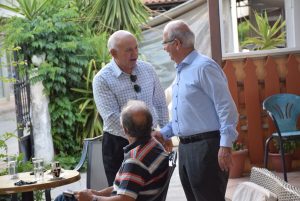 Ο Χρήστος Παγώνης και υποψήφιοι του συνδυασμού «Γέφυρα Προόδου και Ελπίδας» στο Βαθύ Αυλίδας-ΦΩΤΟ