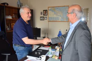 Επίσκεψη  Χρήστου Παγώνη στην Αστυνομική Διεύθυνση Εύβοιας