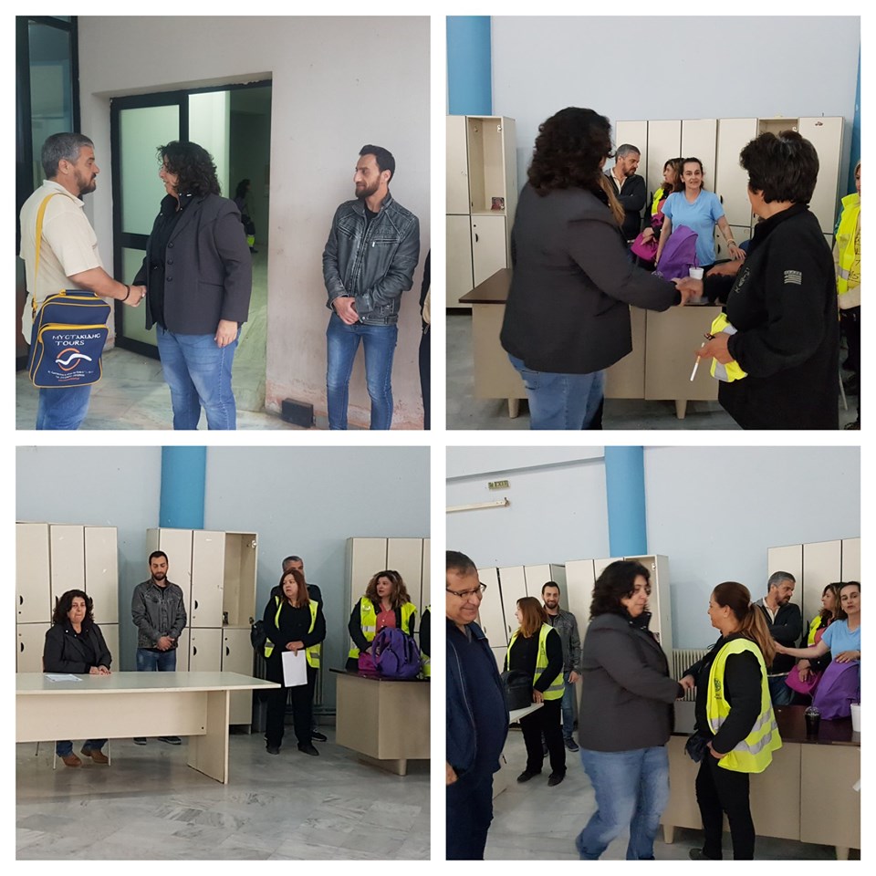 Στο εργοτάξιο του Δήμου Χαλκιδαίων η Ελένη Μιτζιφίρη-ΦΩΤΟ