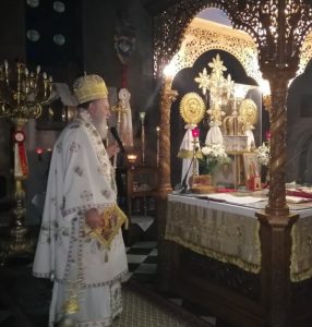 Ο Μητροπολίτης Χαλκίδος στην προεόρτια Ιερά Αγρυπνία για τον Όσιο Ιωάννη το Ρώσσο στην Αγ. Παρασκευή Χαλκίδος