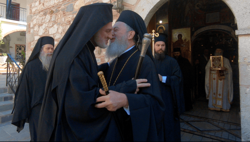 Ο Νέος Αρχιεπίσκοπος Αμερικής κ. Ελπιδοφόρος στην Ιερά Μονή Οσίου Δαυΐδ του Γέροντος-ΦΩΤΟ