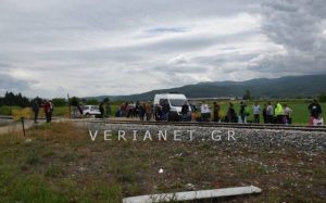 Ημαθία- Άνοιξε η σιδηροδρομική γραμμή μετά τη θανατηφόρα σύγκρουση