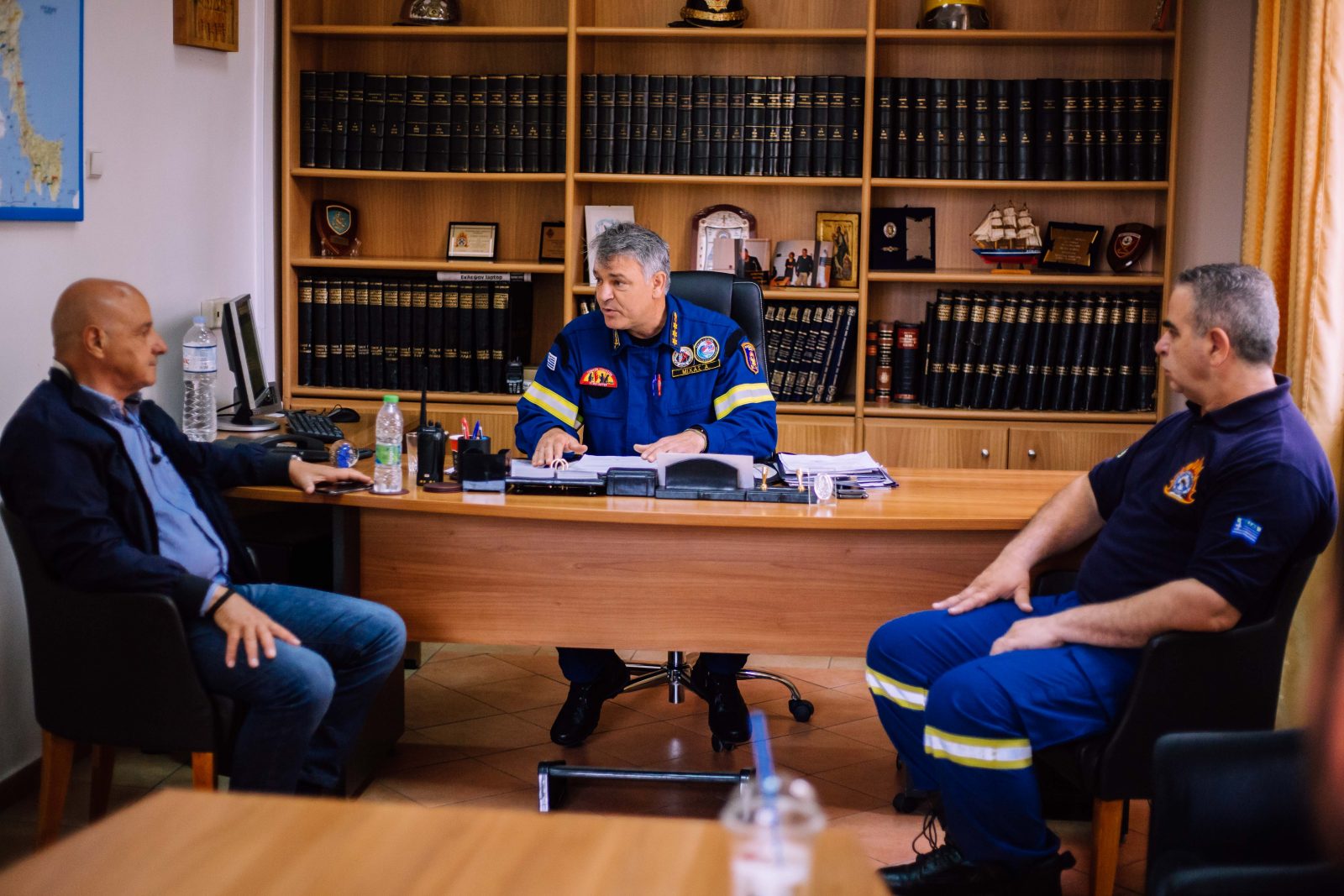 Βασίλης Καθαροσπόρης:  “Είμαστε στο πλευρό εκείνων που φροντίζουν για την ασφάλεια και την προστασία των παιδιών μας”