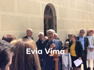 Στα αποκαλυπτήρια της προτομής του Κων/νου Βλαχοθανάση, ο Σίμος Κεδίκογλου-ΦΩΤΟ