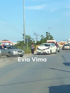 Τροχαίο στο Βασιλικό Ευβοίας-ΦΩΤΟ