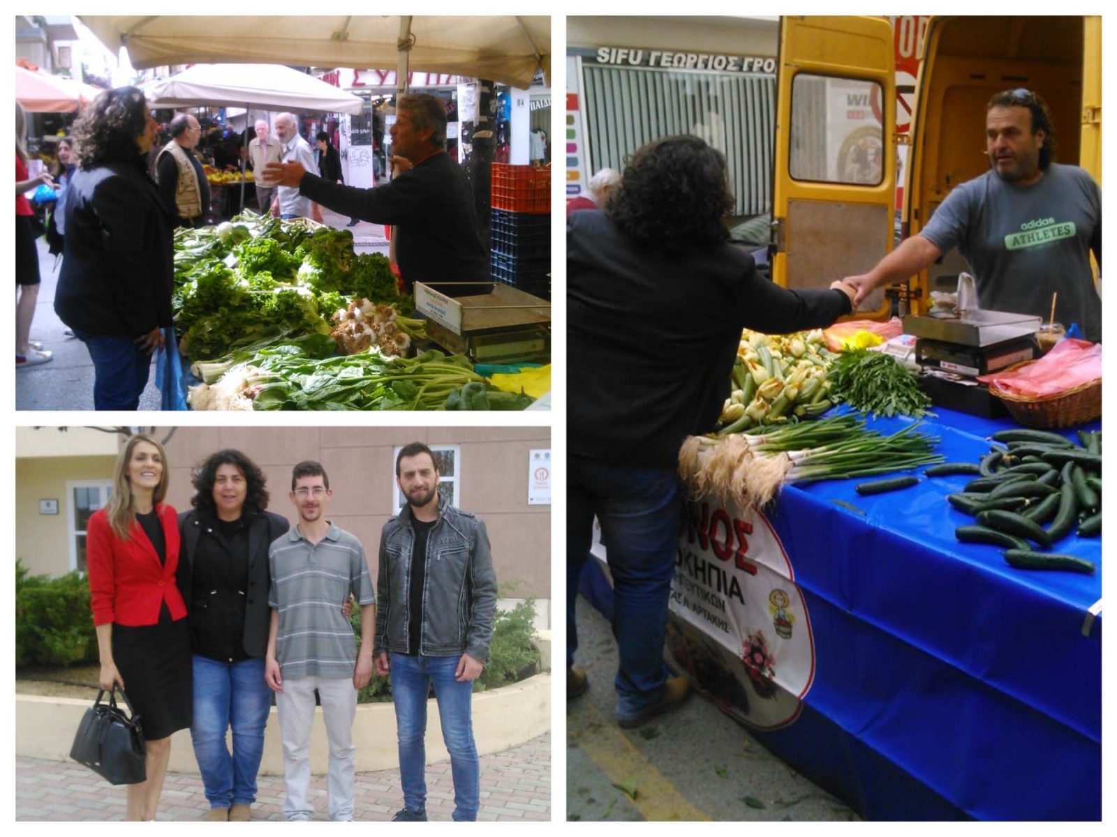 Στη τη λαϊκή αγορά της Τετάρτης η Μιτζιφίρη-Συνομίλησε με τους πολίτες