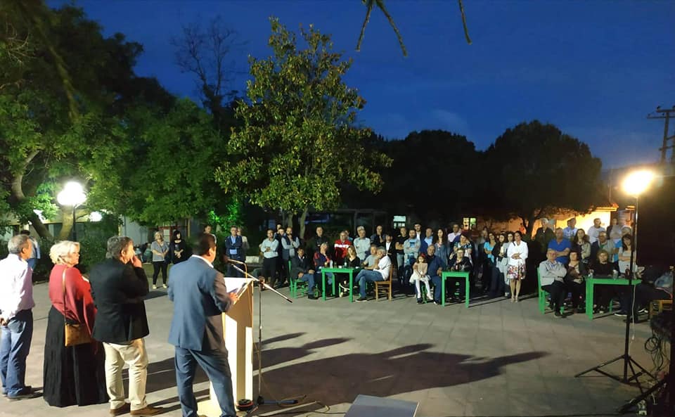 Σε Ζωοδόχο Πηγή και Κήρινθο περιόδευσε ο Γιώργος Τσαπουρνιώτης-ΦΩΤΟ