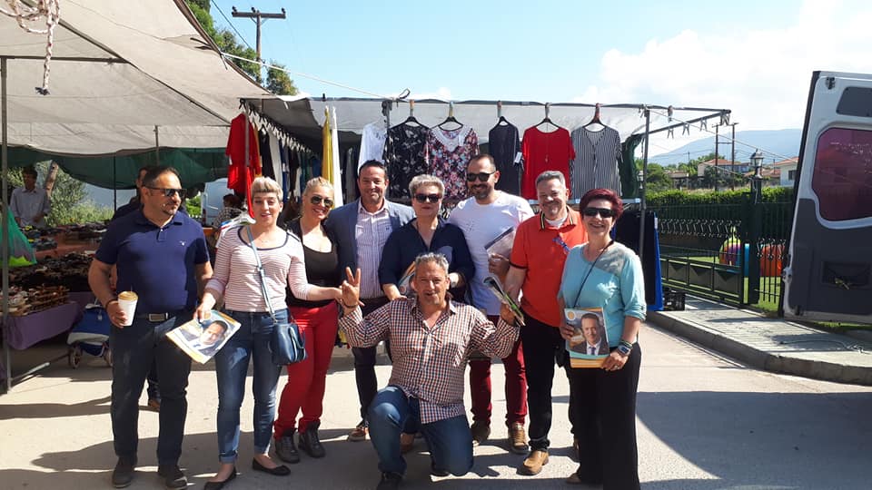 Θερμή υποδοχή στο Γουρνή και τους υποψηφίους του