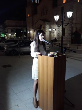 Την κεντρική προεκλογική της ομιλία στην Κύμη πραγματοποίησε η Αλεξάνδρα Θαλασσινού