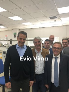 Στις εγκαταστάσεις της εταιρείας ΑΚΦΑ βρέθηκε ο Σίμος Κεδίκογλου μαζί με τον πρόεδρο της ΝΔ