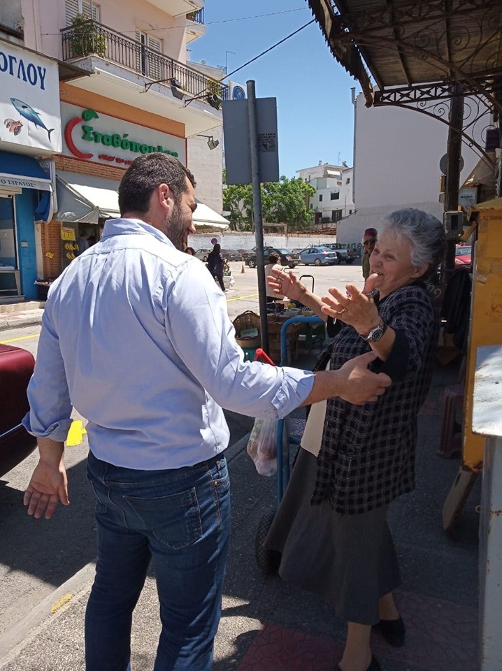 Φάνης Σπανός-΄΄Συνεχίζουμε την επαφή μας με τους πολίτες΄΄