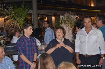 Η πρόεδρος της UNESCO,Καίτη Τζιτζικώστα στην εκδήλωση του Γιάννη Μανώλη στη Χαλκίδα-ΦΩΤΟ