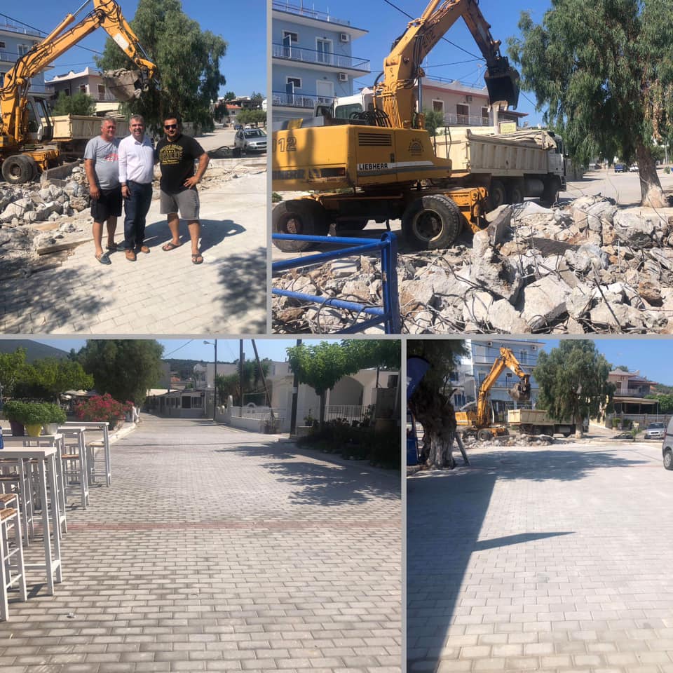 Συνεχειών έργα από το δήμαρχο Καρύστου