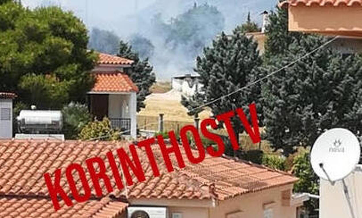 ΤΩΡΑ: Μεγάλη φωτιά στην Κυρά Βρύση Κορίνθου– Κινδυνεύουν σπίτια