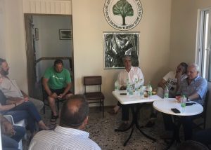 Ο Σίμος Κεδίκογλου στο Δασικό Συνεταιρισμό Αφρατίου