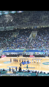 Το eviavima στο ΟΑΚΑ  στον τελικό του Μπάσκετ – Βίντεο