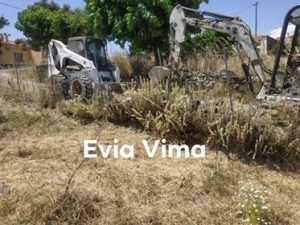 Διάνοιξη δρόμου στα Λέπουρα του Δήμου Κύμης Αλιβερίου