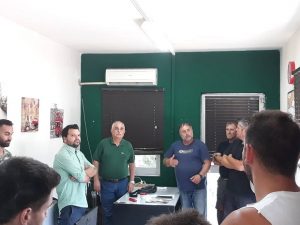 Επίσκεψη Πρατσόλη στις εγκαταστάσεις Κελαϊδίτη-ΦΩΤΟ