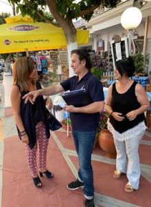 Συνάντηση με επιχειρηματίες των Λ.Αιδηψού και των Ωρεών είχε η Άννα Παππά