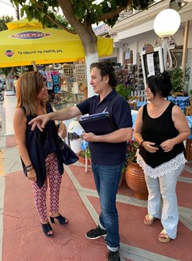 Συνάντηση με επιχειρηματίες των Λ.Αιδηψού και των Ωρεών είχε η Άννα Παππά