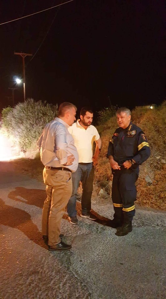 Φάνης Σπανός-΄΄Η φωτιά στον Μπούρο Καρύστου ήταν επικίνδυνη΄΄