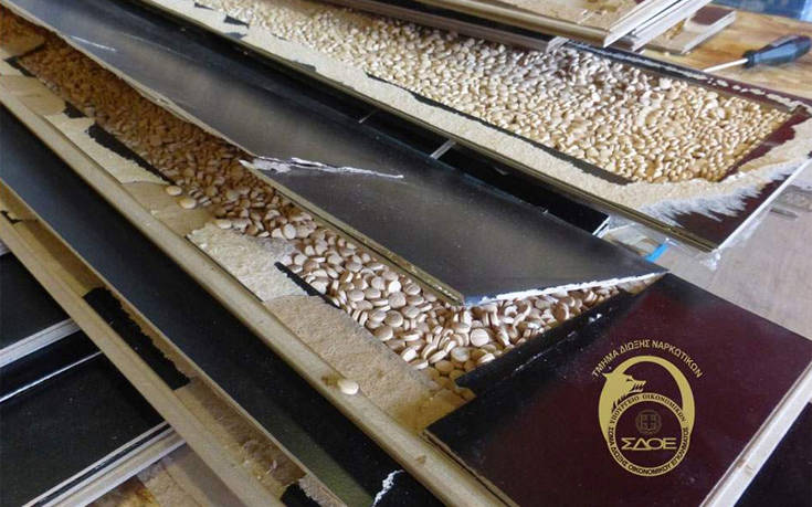 Αποκαλύφθηκε η μεγαλύτερη ποσότητα ναρκωτικών που έχει κατασχεθεί ποτέ στην Ελλάδα