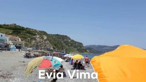 Γέμισαν οι παραλίες της Εύβοιας λόγω καύσωνα [ΦΩΤΟ]