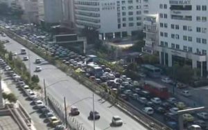 Κυκλοφοριακό χάος: Μεγάλο μποτιλιάρισμα σε Συγγρού, Κηφισό και παραλιακή