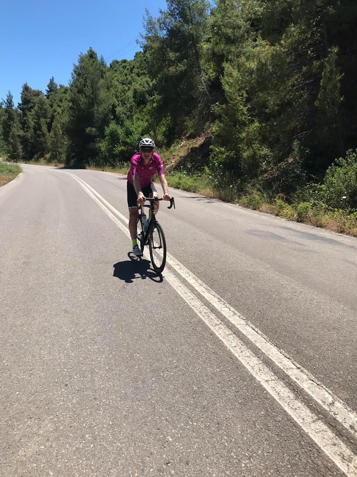 Ως λάτρης της ποδηλασίας συμμετείχε στον ποδηλατικό γύρο Β.Εύβοιας ο Σπύρος Πνευματικός-ΦΩΤΟ
