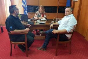 Συνάντηση Αγιοστρατίτη,Βαρδαρού,Κόκκου για την εκπαίδευση επαγγελματιών στις πρώτες βοήθειες