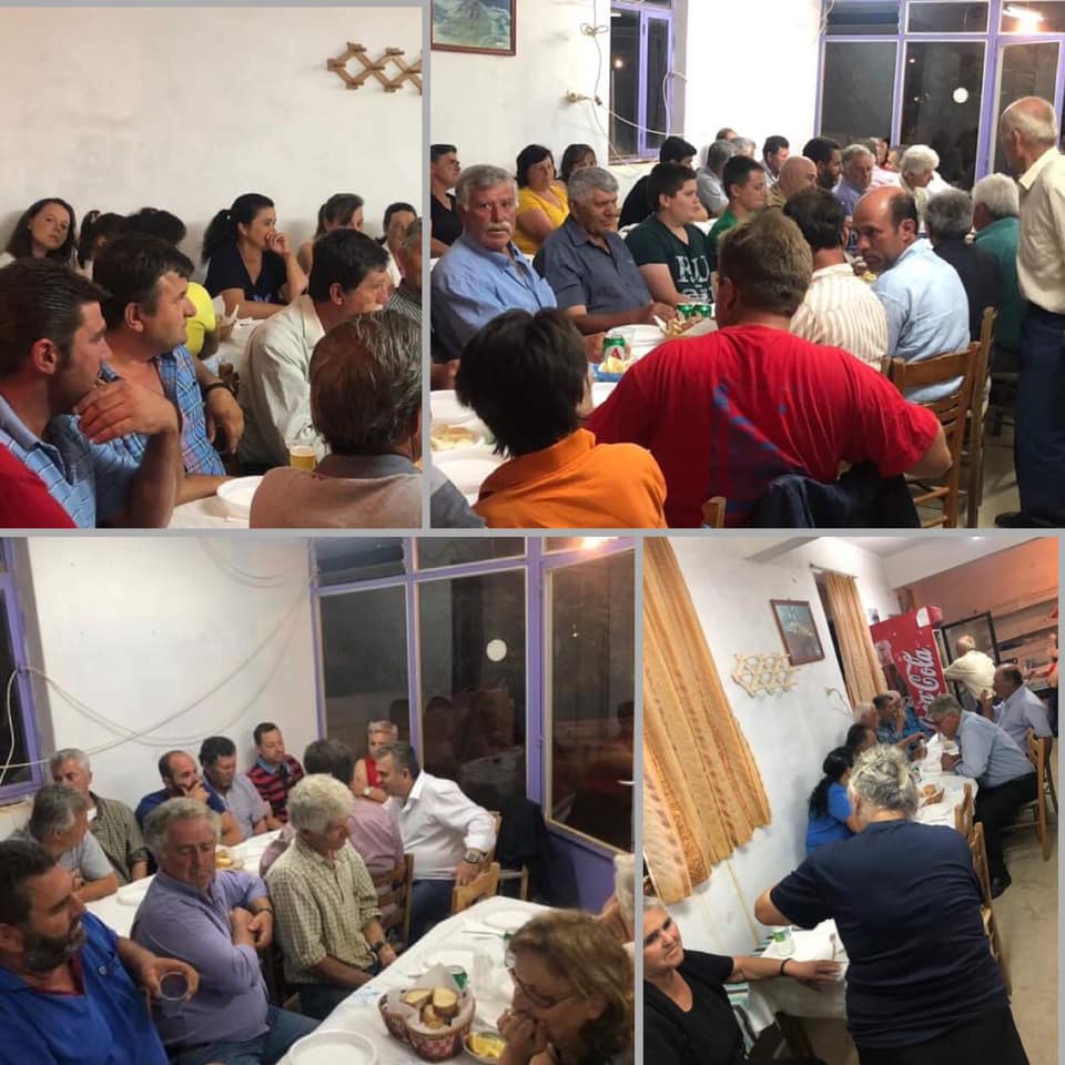 Δεν τους θυμάται μόνο προεκλογικά-Στον Καφηρέα ο δήμαρχος Καρύστου