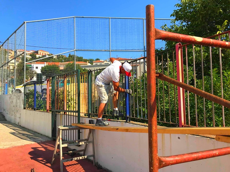 Ξεκίνησαν οι εργασίες ανακαίνισης του Αμφιθεάτρου του Δημοτικού Σχολείου Αυλωναρίου