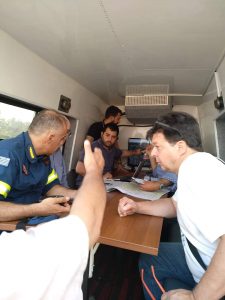 Σπανός-Συνεχίζονται οι προσπάθειες για την κατάσβεση των πυρκαγιών στον Δήμο Κύμης-Αλιβερίου