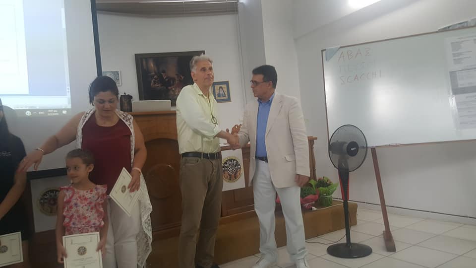 Στην εκδήλωση του σκακιστικού ο Σπύρος Πνευματικός