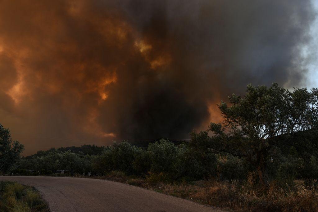 Και νέα φωτιά στην Εύβοια ανάμεσα σε Σκεπαστή και Κεράμια