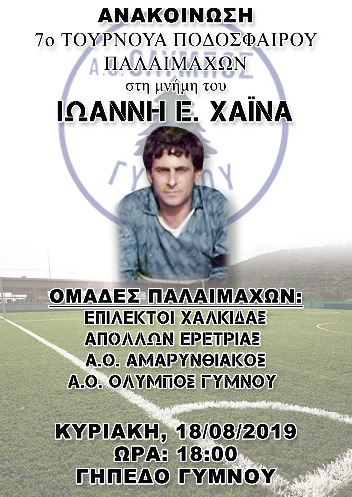 7ο Τουρνουά Ποδοσφαίρου στη Μνήμη του Ιωάννη Ε. Χαϊνά