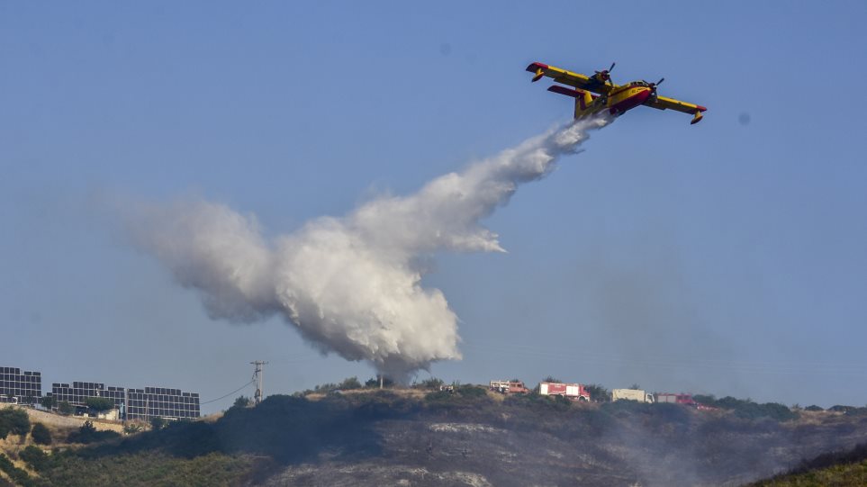 Ενισχύσεις από Ιταλία και Ισπανία στη φωτιά στην Εύβοια