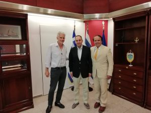 Συνάντηση Σπύρου Πνευματικού με τον Υπουργό Ναυτιλίας&Νησιωτικής Πολιτικής κ. Ι. Πλακιωτάκη