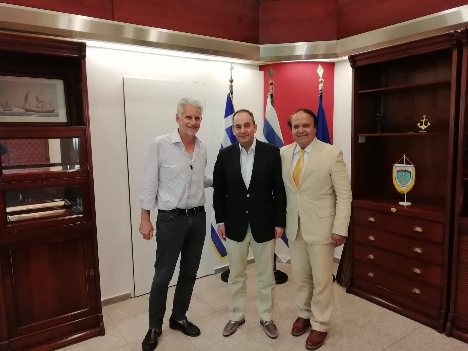 Συνάντηση Σπύρου Πνευματικού με τον Υπουργό Ναυτιλίας&Νησιωτικής Πολιτικής κ. Ι. Πλακιωτάκη