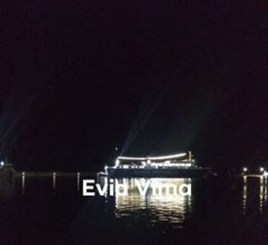 Ο Αχιλλέας στο λιμάνι της Κύμης για το έκτακτο δρομολόγιο [ΒΙΝΤΕΟ]