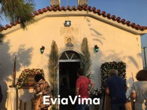 Μέγας Εσπερινός Ι.Ν. Κοιμήσεως Θεοτόκου στην Κακή Σκάλα παρουσία αντιδημάρχου Θεοδώρου