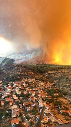 Ενδείξεις εμπρησμού για τη μεγάλη φωτιά στην Εύβοια