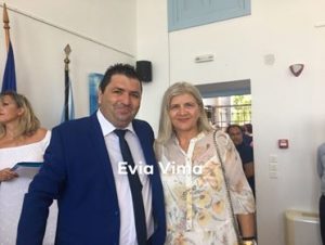Εκπροσώπησε το νέο δήμαρχο Ερέτριας