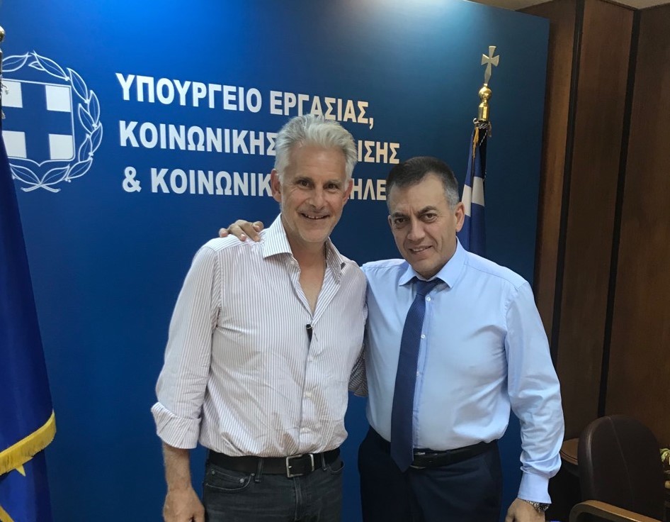 Συνάντηση του Σπύρου Πνευματικού με τον Ιωάννη Βρούτση