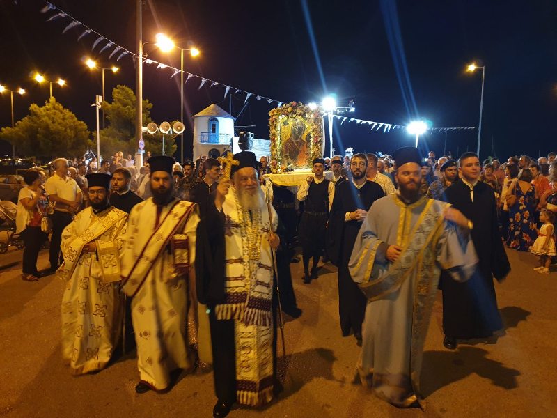 Απόδοση της εορτής της Κοιμήσεως της Θεοτόκου στη Νέα Αρτάκη