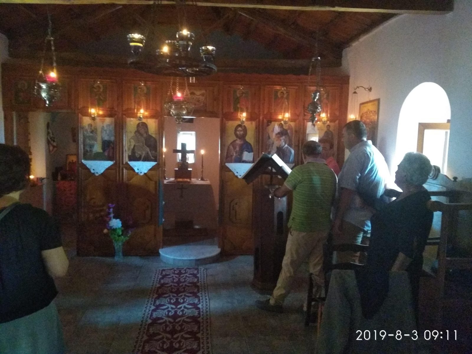 Καθιέρωση κάθε πρώτο Σάββατο του Αυγούστου τέλεσης Θείας Λειτουργίας στο Εξωκκλήσι του Αη-Ταξιάρχη πάνω από την  Ιστιαία