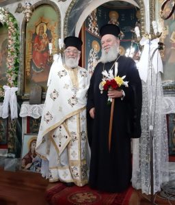 Ο Μητροπολίτης Χαλκίδος στον πανηγυρίζοντα Ι. Ναό Τιμίου Προδρόμου του ορεινού Μετοχίου Διρφύων