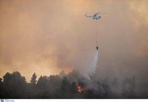 ΤΩΡΑ :Συναγερμός για μεγάλη φωτιά στην Αρχαία Κόρινθο